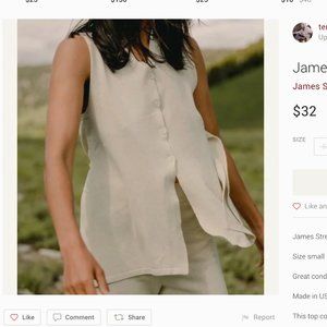 James Street Co 	GAUZE TUNIC